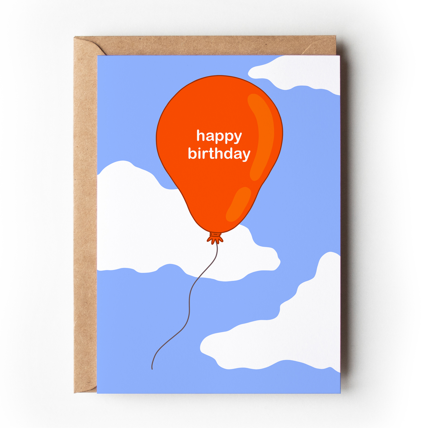 Happy Birthday Balloon Greeting Card