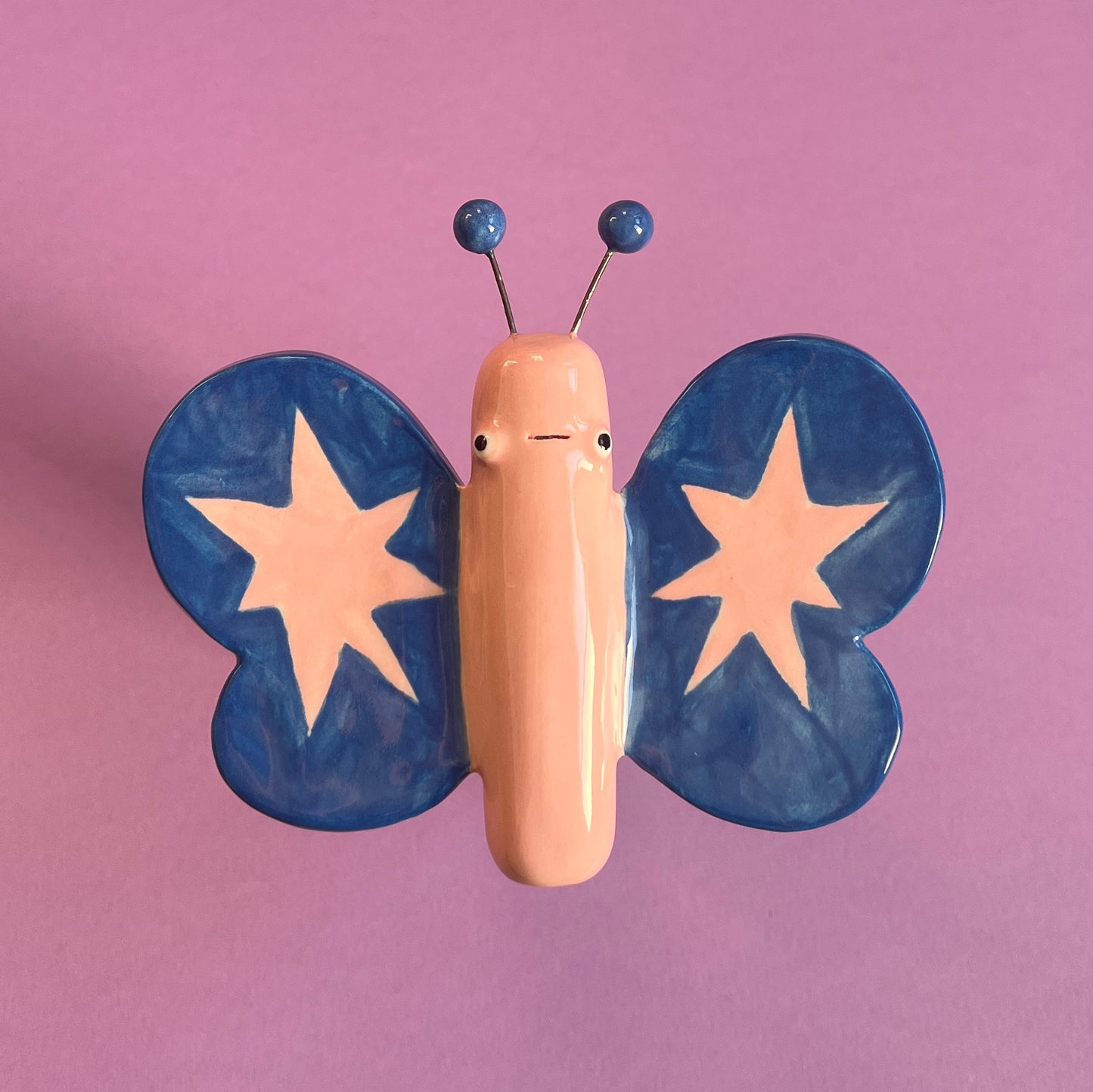 Ceramic Butterfly Wall Hanging