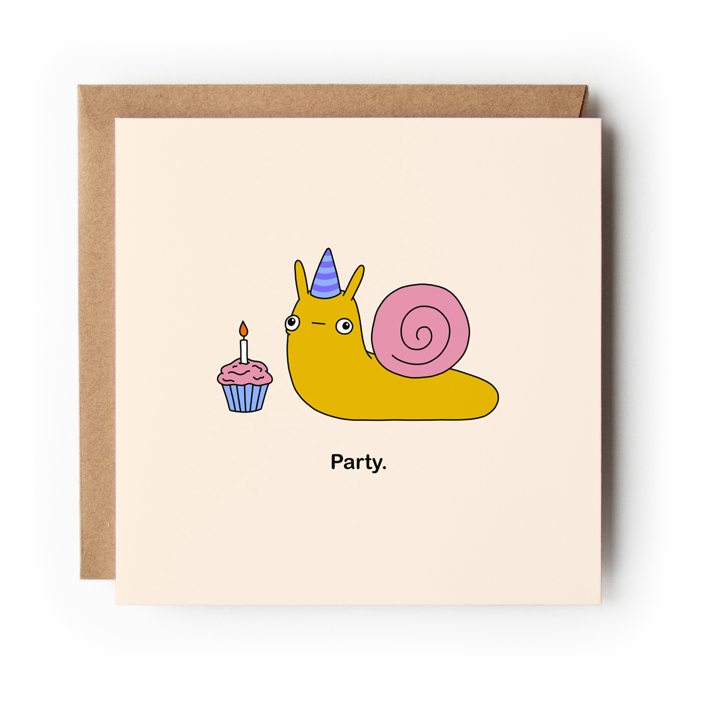 Party Snail Greeting Card