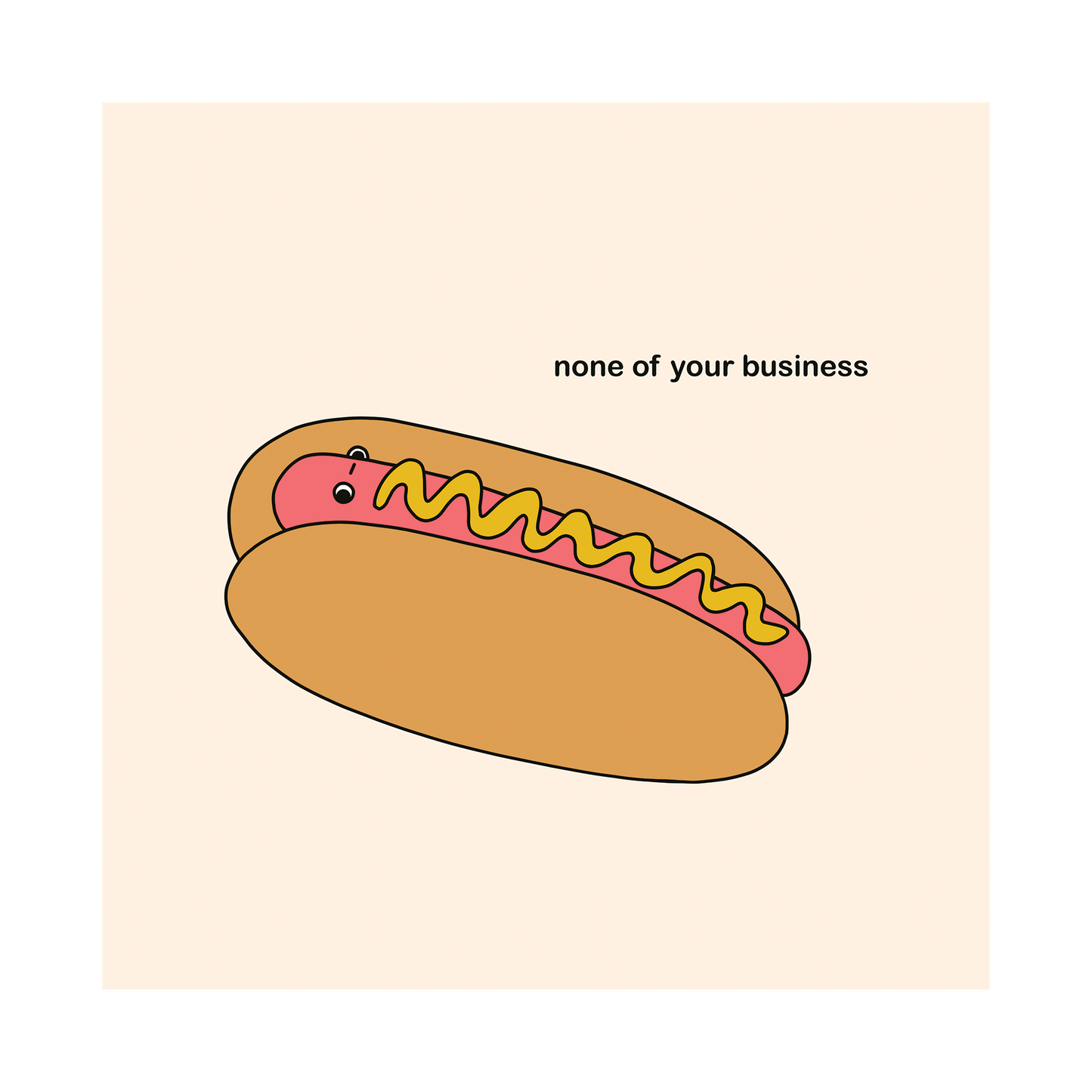 Hot Dog Sticker
