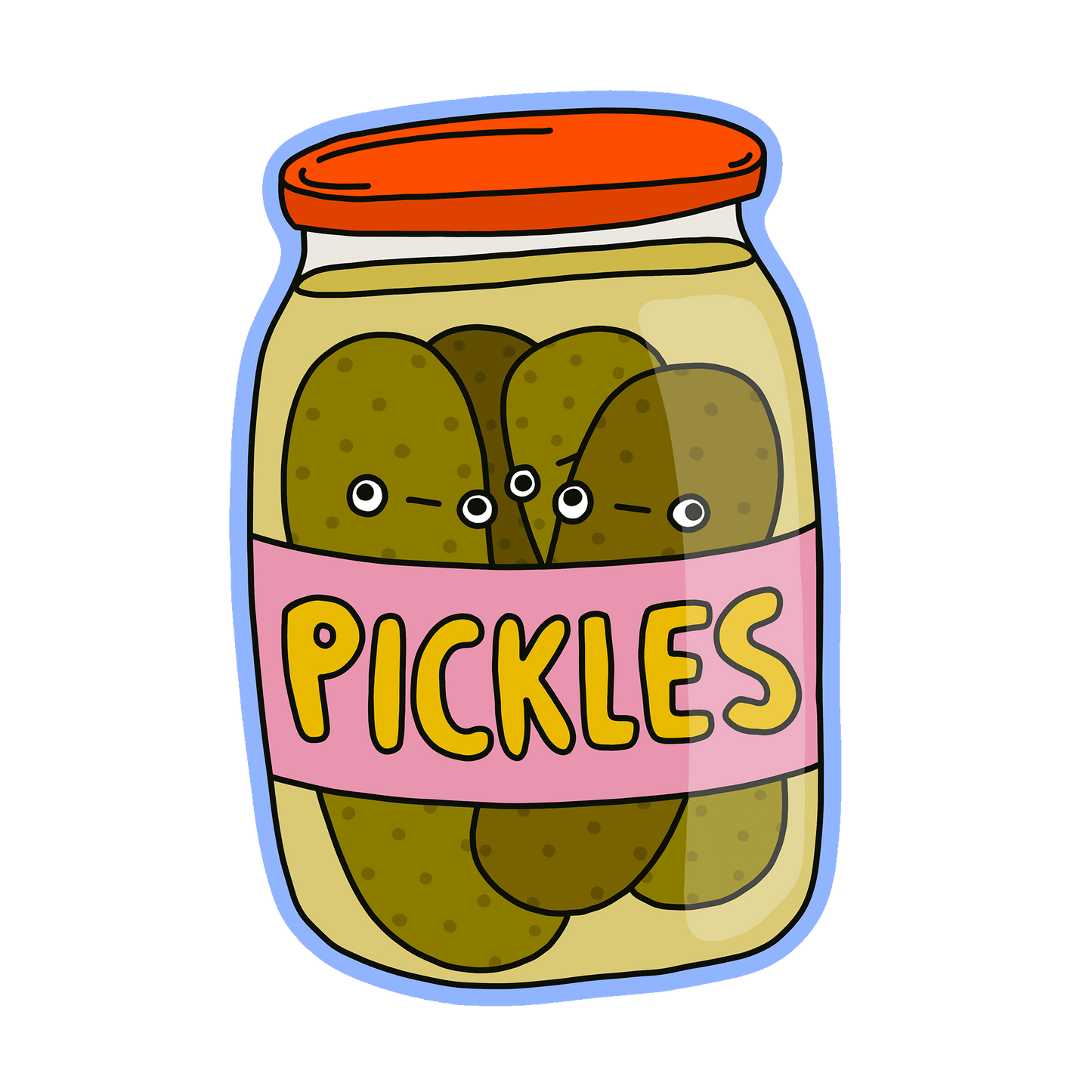 Pickle Jar Sticker