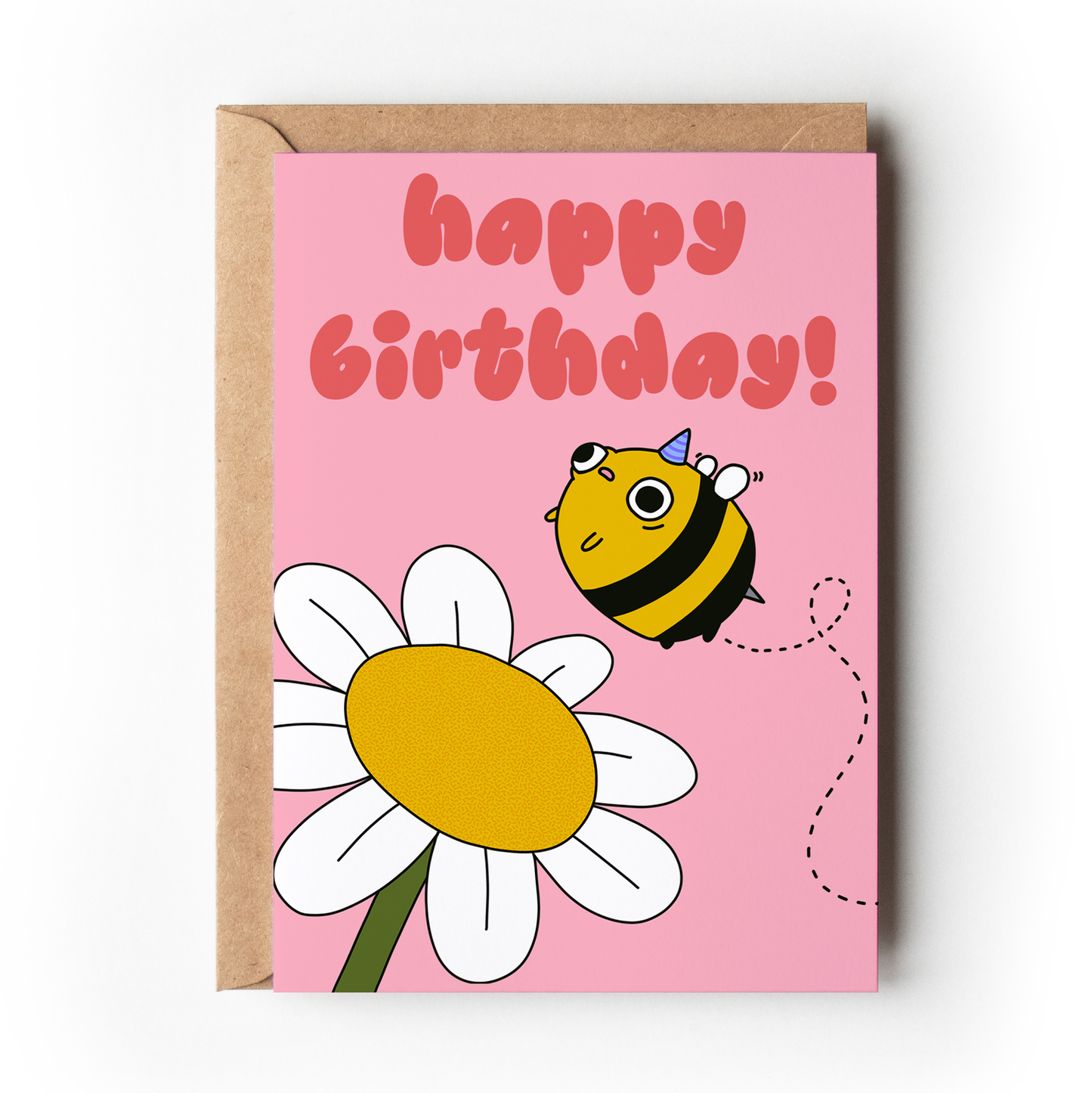 Happy Birthday Bumblebee Greeting Card
