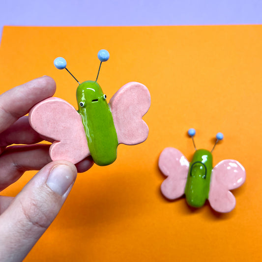 Pink/Green Mini Butterfly Wall Hanging