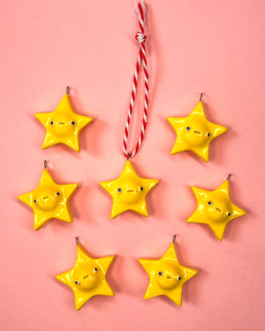 Ceramic Star Charm