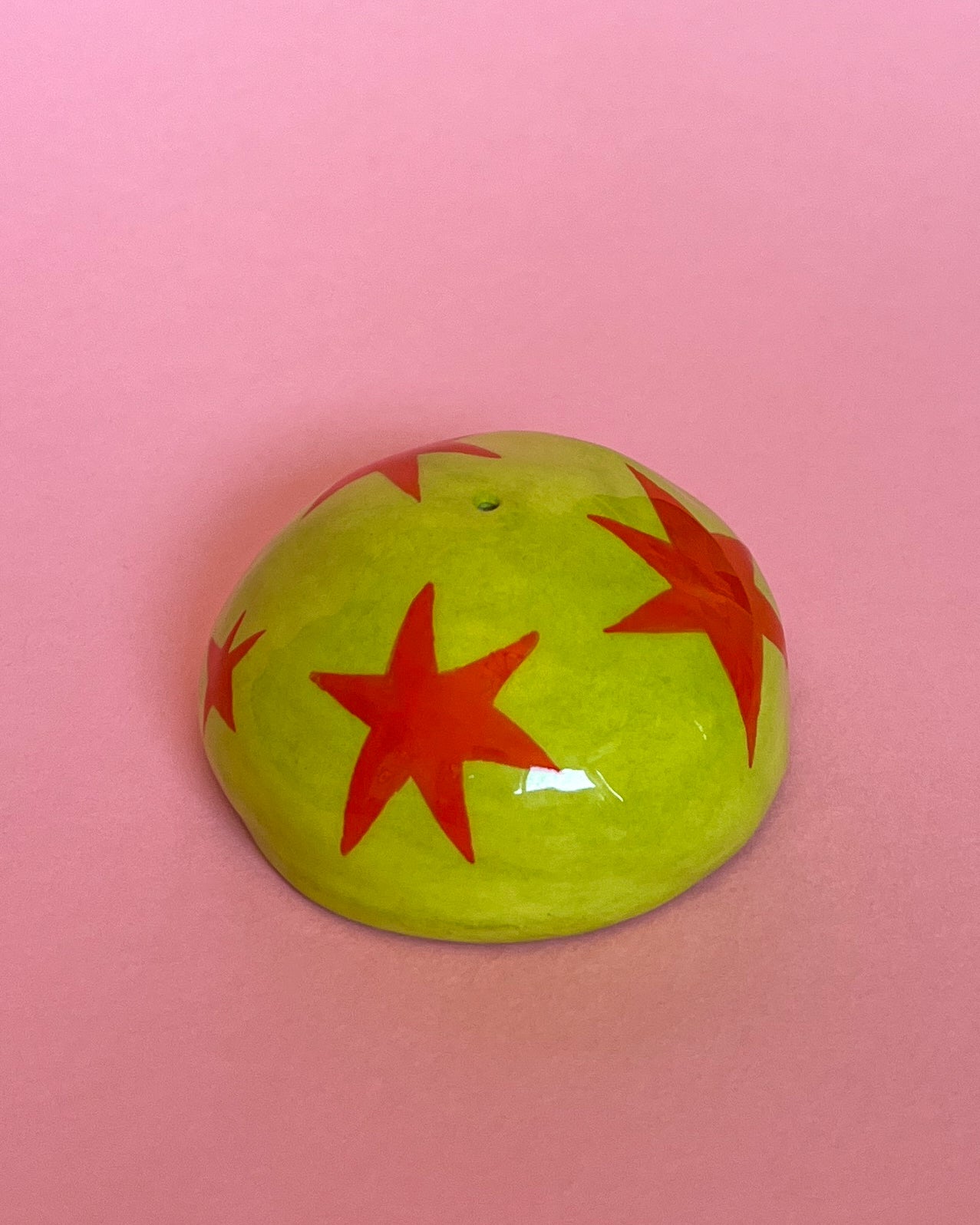 Blob Incense Holder | Orange Stars