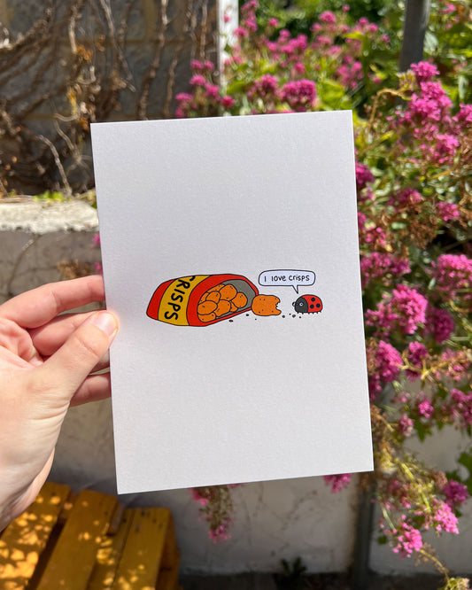 I Love Crisps | Art Print