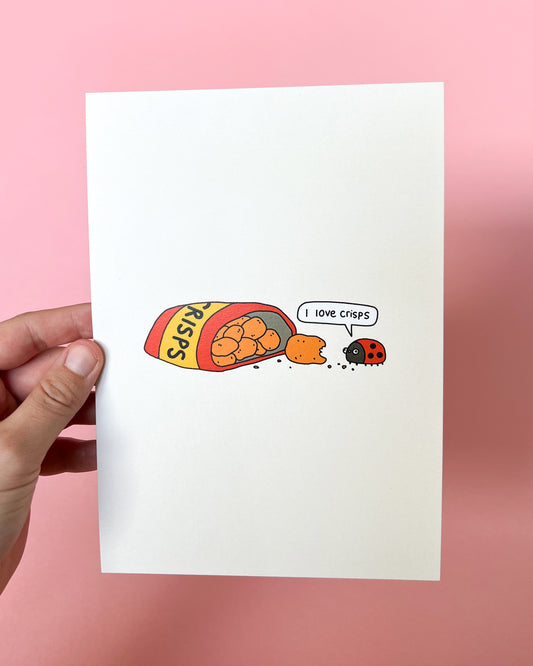 I Love Crisps | Art Print