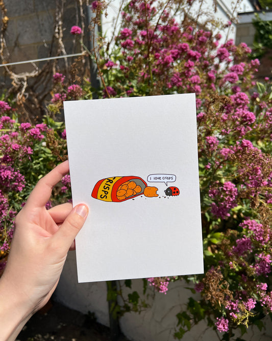 I Love Crisps | Art Print