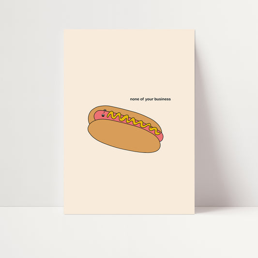 Hot Dog Art Print