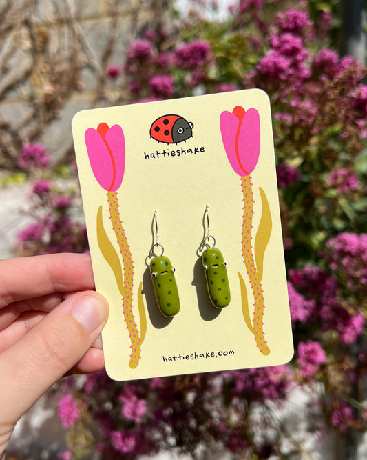Pickle Earrings