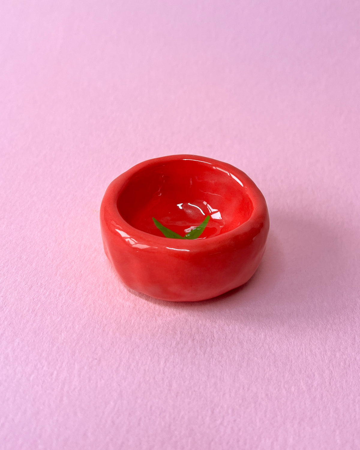 Mini Tomato Trinket Pot | SECONDS