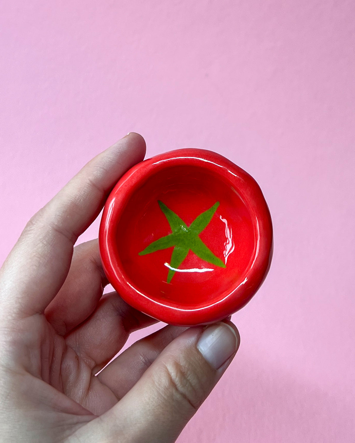 Mini Tomato Trinket Pot | SECONDS